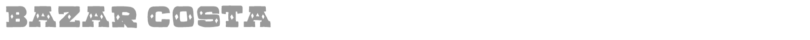 Bazar Costa font preview